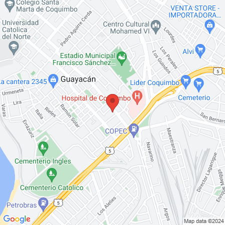 Centro Médico Rads map