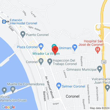 Color y Uñas Coronel map