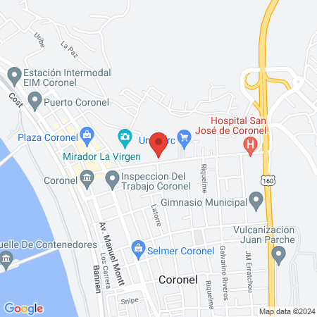 Mutual de Seguridad Camara Chilena de la Construccion map