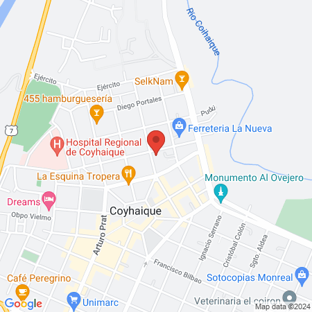 Clínica Sonrie más map