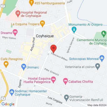 Salón de Belleza y Representaciones Margarita Bahamonde map