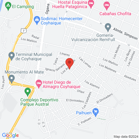 Estilismo Pauli Vera map