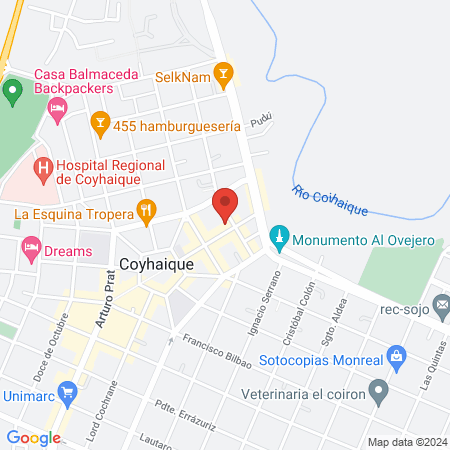 Consultora patagónia arquitectura y construcción map