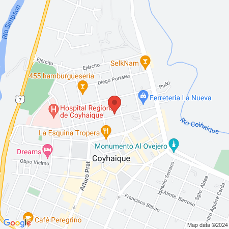 Clinica valdivia map