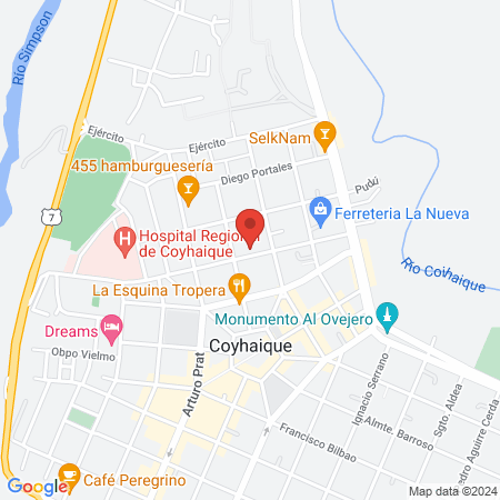 Broncopulmonar María Mendoza map