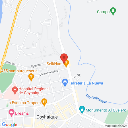 Clínica Río Tranquilo map