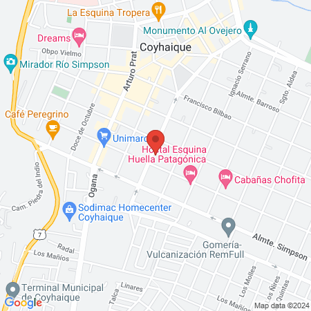 Veterinaria Cruz Azul map