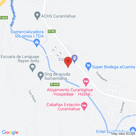 Complejo Los Alerces map