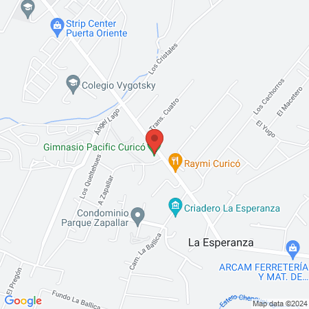 Gimnasio Pacific Curicó map