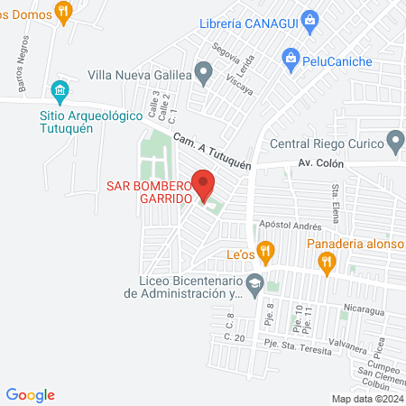 SAR BOMBERO GARRIDO map