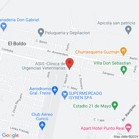 ASIS -Clínica de Urgencias Veterinarias map