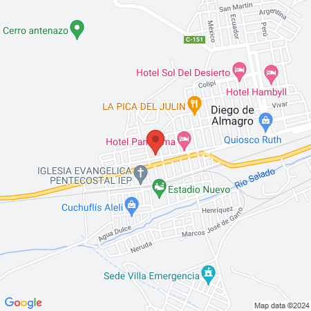 Diego de Almagro Hospital map