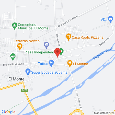clinica DENTAL EL MONTE map