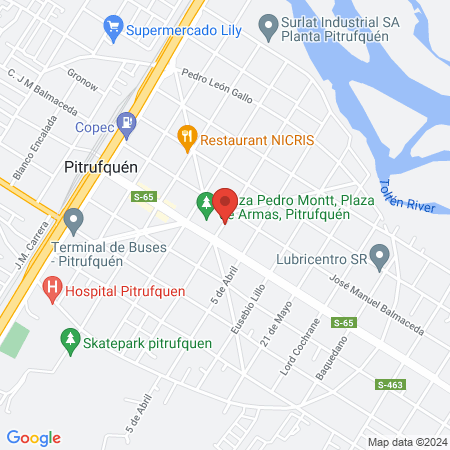 Ortopedia Pitrufquén map