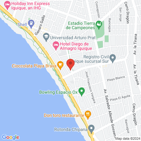 Peluquería en Iquique map