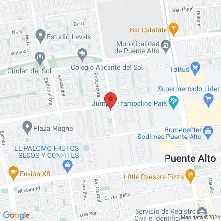 Peluquería carolina ferrada map