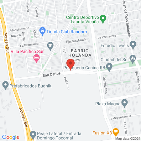 Javiera Ibañez Studio map