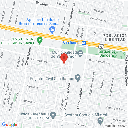 Céntro Médico Goycolea map