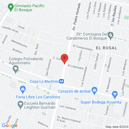 Dental Center Comuna El Bosque, Clínica Odontológica, Urgencias, Ortodoncia map