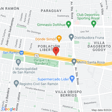 Centro Médico Américo Vespucio map