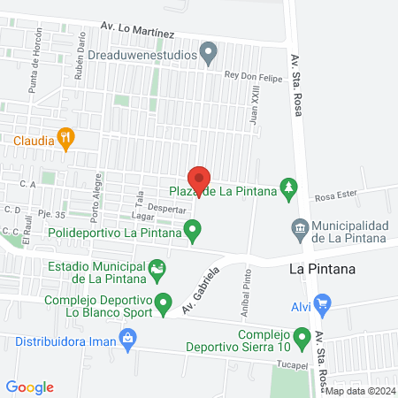 COSAM La Pintana map