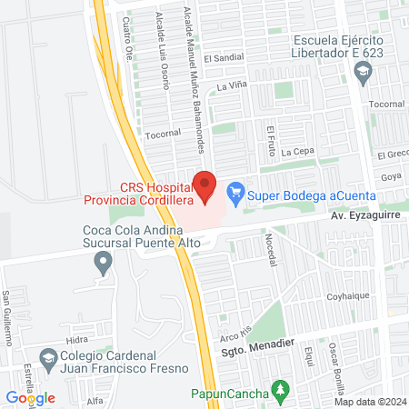 CRS Cordillera Province Hospital map