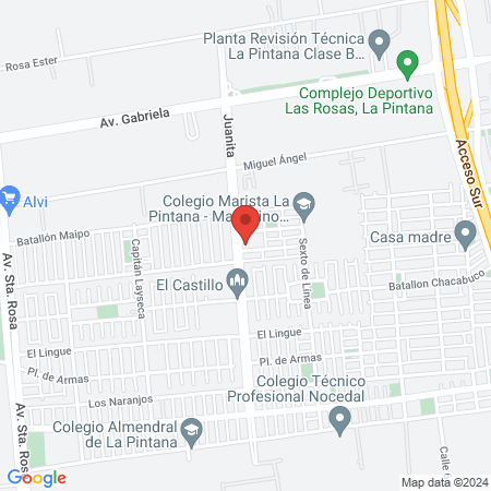 Cesfam Santiago Nueva Extremadura map