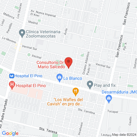 Consultorio Dr. Mario Salcedo map