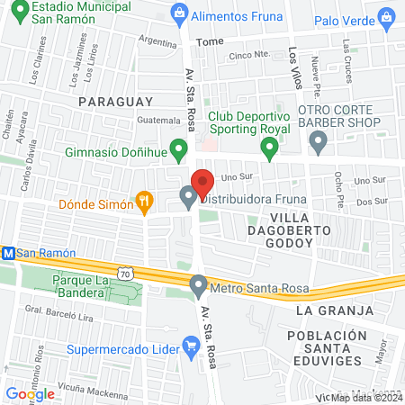 Clinica Veterinaria Santa Rosa map