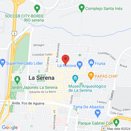 Estética y Cosmetología La Serena map