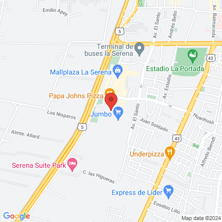 Sportlife La Serena map