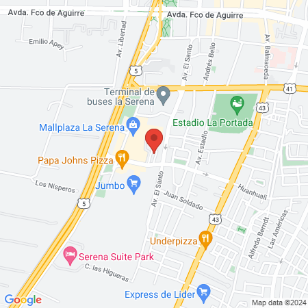 Megasalud La Serena map