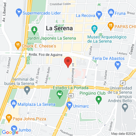 Urgencia Dental La Serena map