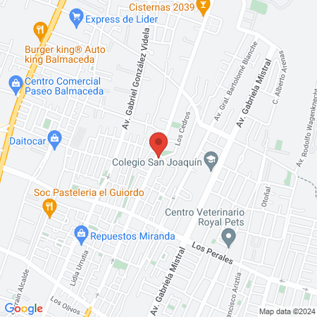 Clínica Veterinaria Antakari La Serena map
