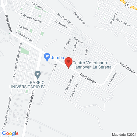 Centro Veterinario Hannover, La Serena map