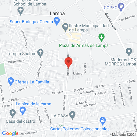 Salón profesional Natalia Pino map
