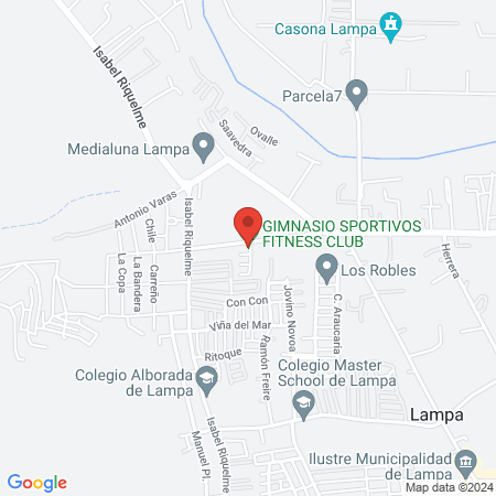 GIMNASIO SPORTIVOS FITNESS CLUB map