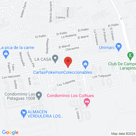 Dental Los Halcones map