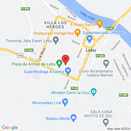Inmunomedica Lebu map