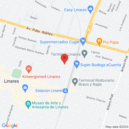 Dra. Catalina Andrighetti Ferrada, Dermatólogo map