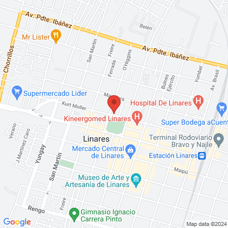 Kine Central map