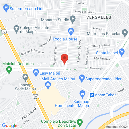 Barbería y estudio “ Los Gambinos “ map