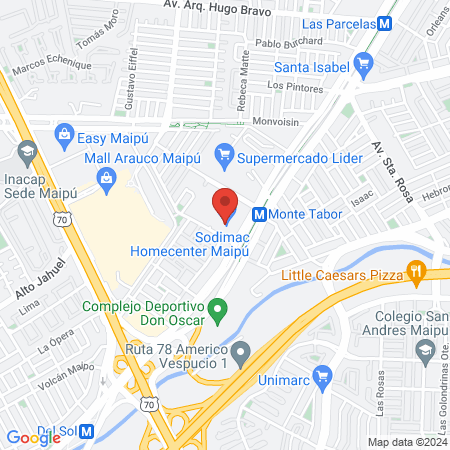 Sportlife Maipú map