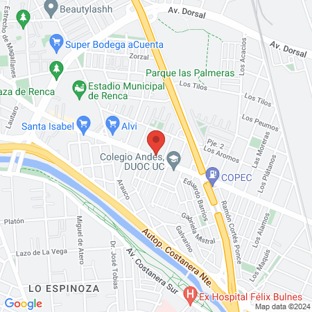 Clínica Dental Modent map