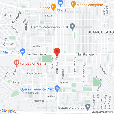 Cesfam Dr Carlos Avendaño map