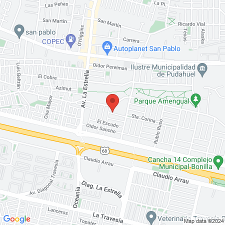 COSAM Pudahuel map