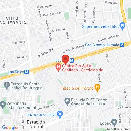 Hospital Clínico Mutual de Seguridad map