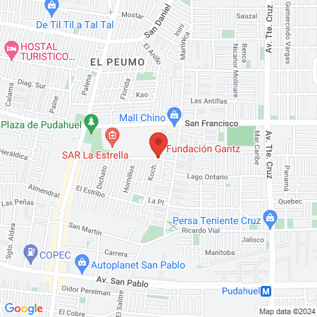 Fundación Gantz map
