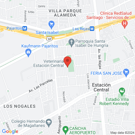 Veterinaria Estación Central map