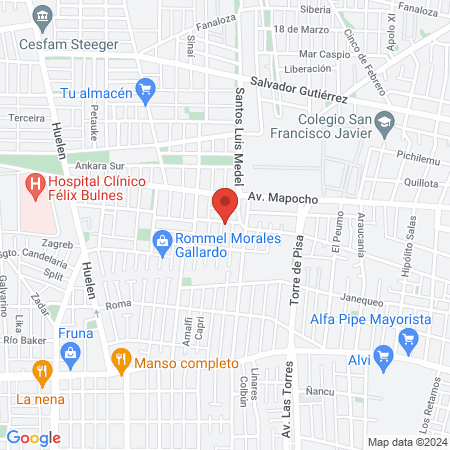 Clínica Dental Dr Medina METRO REJAS map